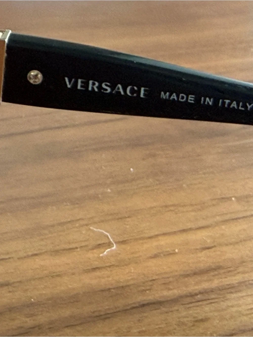 Versace Black Oversized Cat-Eye Sunglasses